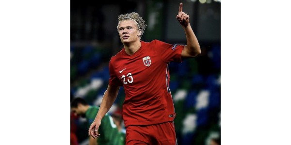 Erling Braut Håland se nemůže zúčastnit mistrovství světa v roce 2022